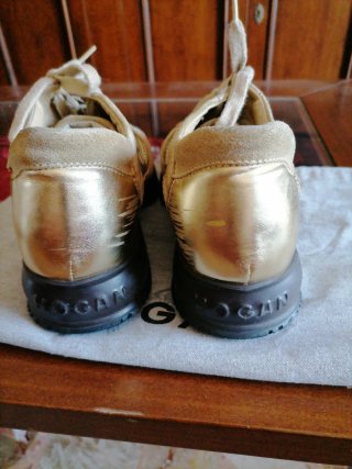 Scarpe Hogan donna oro/argento 35.5