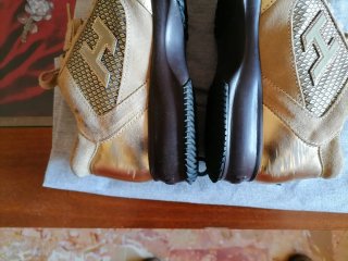 Scarpe Hogan donna oro/argento 35.5