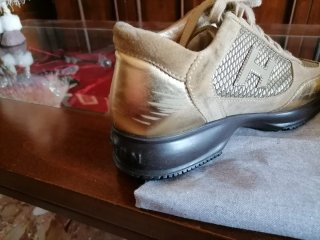 Scarpe Hogan donna oro/argento 35.5