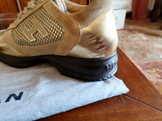 Scarpe Hogan donna oro/argento 35.5