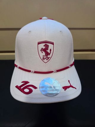 Cappello Ferrari Charles Leclerc Puma Bianco