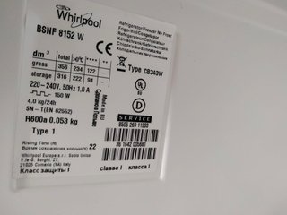 Nevera Whirlpool TDLR 60210