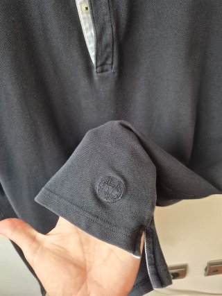 Massimo Dutti Polo Azul Talla XL