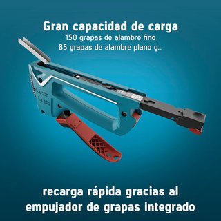 Grapadora manual NOVUS TOOLS J-15 + grapas