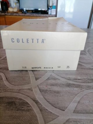 Scarpe eleganti donna Pitone Bianco Tg 35