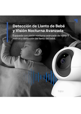 Cámara de vigilancia Tapo blanca