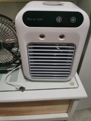 Lote: Ventilador y Mini Aire Acondicionado