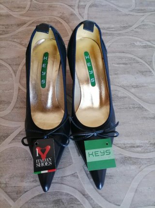 Scarpe eleganti KEYS donna blu n.35