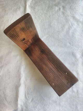 Ferma libri in legno rustico