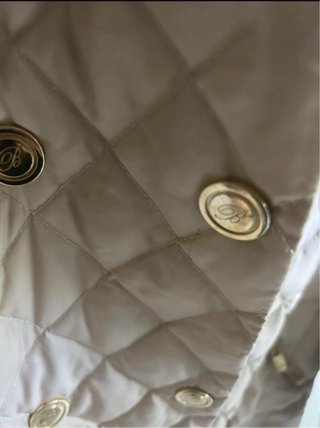 Cappotto Blumarine trapuntato beige