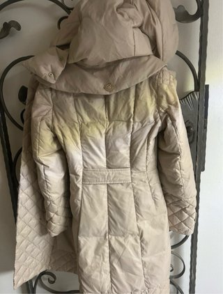 Cappotto Blumarine trapuntato beige
