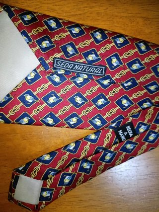 Corbata Vintage Seda Hecha a Mano España