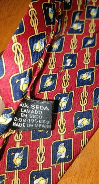Corbata Vintage Seda Hecha a Mano España