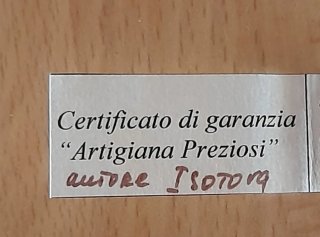 Spilla vintage madreperla artigianato russo