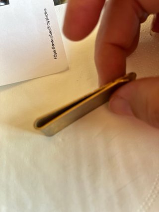 Fermacravatta Pierre Cardin vintage oro/argento