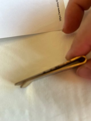Fermacravatta Pierre Cardin vintage oro/argento