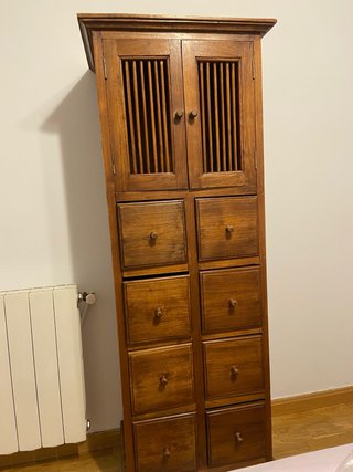 Mueble alacena de madera de teca