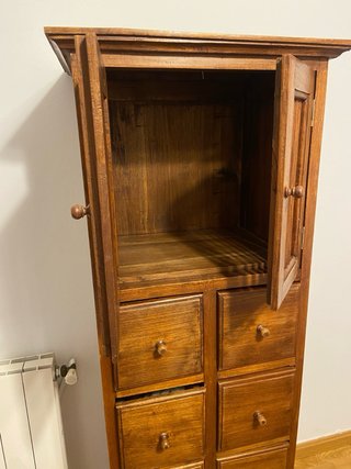 Mueble alacena de madera de teca