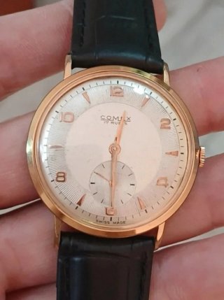 Reloj Comex Suizo 17 Rubis Oro Años 60