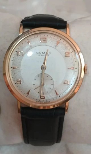 Reloj Comex Suizo 17 Rubis Oro Años 60