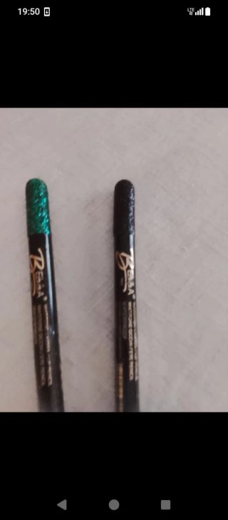 2 Matite Occhi RECCA Glitter Nero e Verde