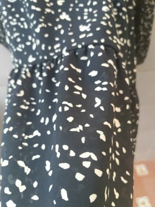 Vestido negro y blanco El Corte Inglés