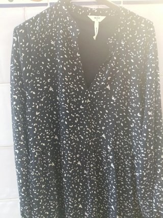 Vestido negro y blanco El Corte Inglés