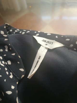 Vestido negro y blanco El Corte Inglés