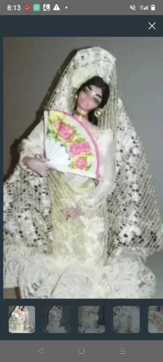 Muñeca antigua años 60