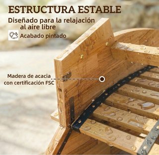 Conjunto 2 Mecedoras Madera