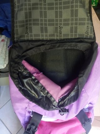 Zaino vintage Seven fucsia e viola