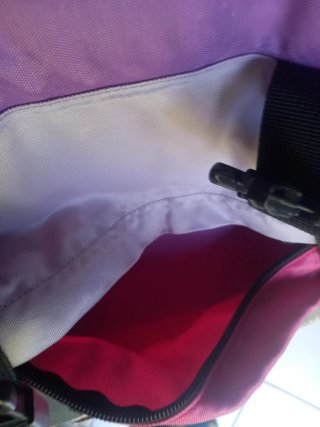 Zaino vintage Seven fucsia e viola