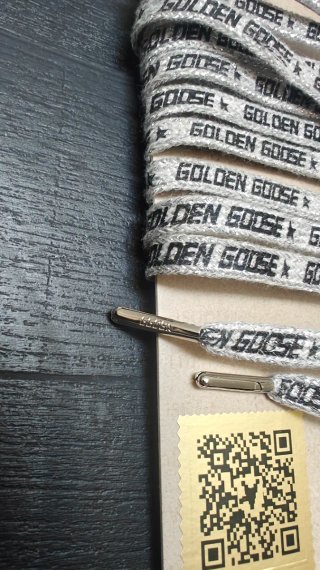 Lacci Golden Goose Neri e Grigio