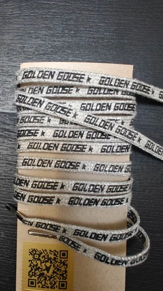 Lacci Golden Goose Neri e Grigio