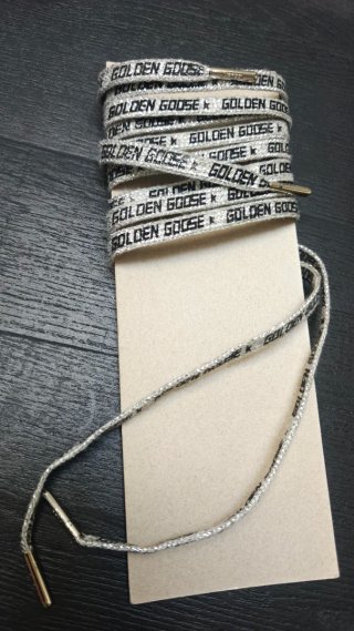 Lacci Golden Goose Neri e Grigio