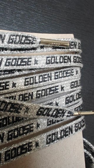 Lacci Golden Goose Neri e Grigio