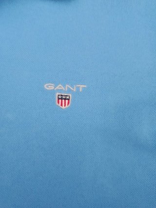 Polo Gant Azul Celeste Talla XL
