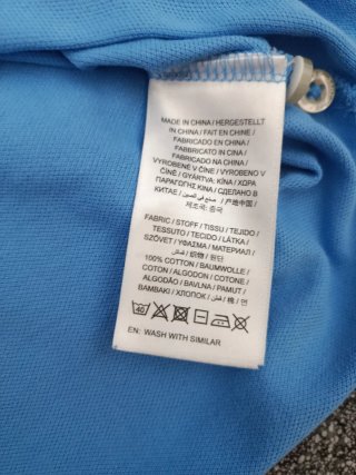 Polo Gant Azul Celeste Talla XL