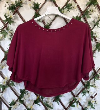 Top corto con pedrería