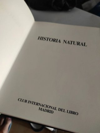 Colección libros Historia Natural