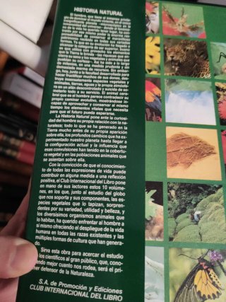 Colección libros Historia Natural