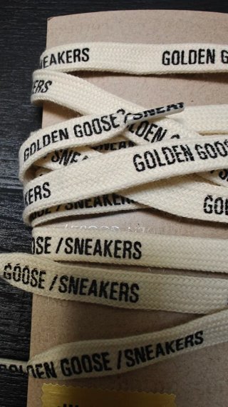 Lacci Golden Goose Beige/Nero