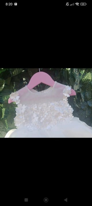 Vestido Fiesta/Bautizo/Ceremonia Blanco
