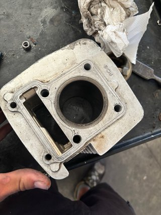 Cilindro y pistón Yamaha XT 125