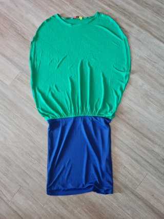 Abito MSGM blu e verde