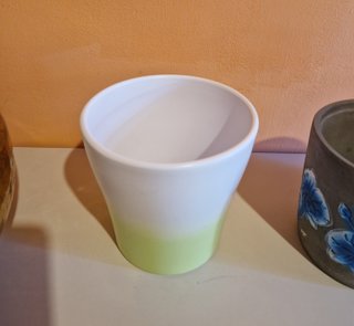 Lotto 6 Vasi Coprivasi(Ottone, Ceramica Plastica)