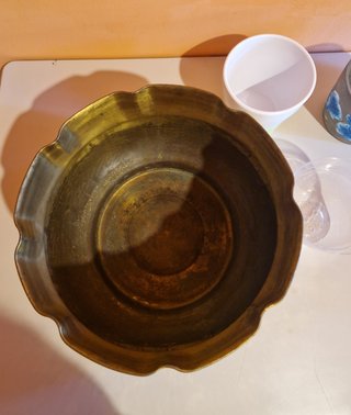 Lotto 6 Vasi Coprivasi(Ottone, Ceramica Plastica)