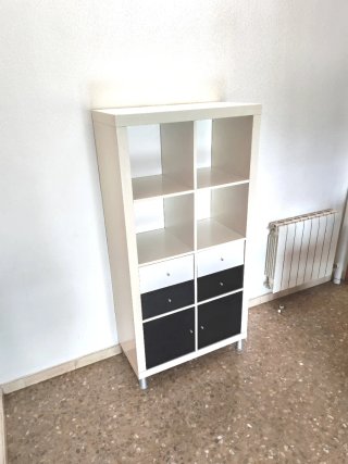 Estantería Kallax con puertas y cajones
