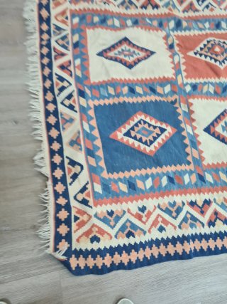 Tappeto Kilim Turco in Lana