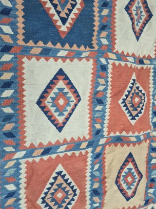 Tappeto Kilim Turco in Lana